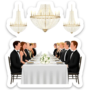 clients been invited for an event sticker