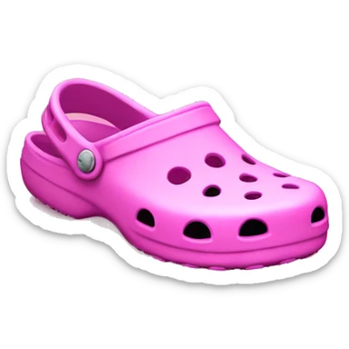 Pink crocs sticker