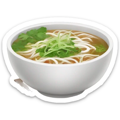 bowl of pho sticker