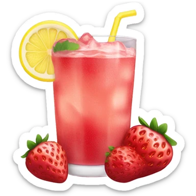 strawberry açaí lemonade with no beer  sticker