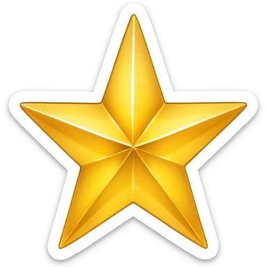 Gold Star  sticker
