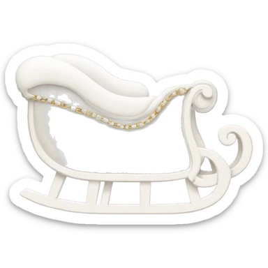 Chanel logo Sleigh Chanel white sticker