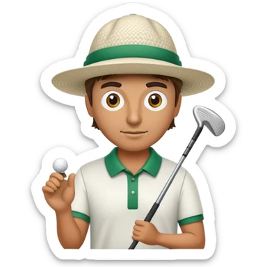 Mexican golfer  sticker