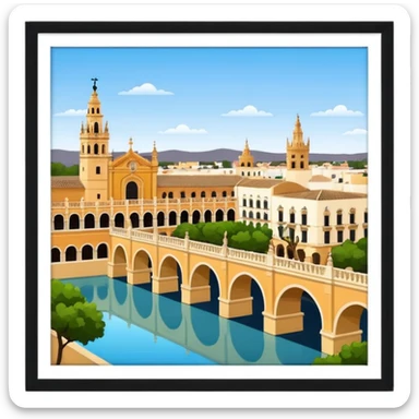 seville spain sticker