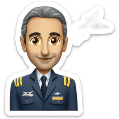Eric zemmour airplane pilot sticker