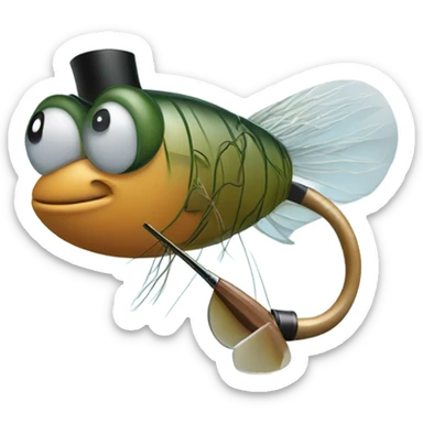 Fly fishing  sticker