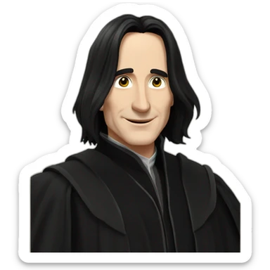 Happy Severus snape sticker