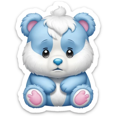 Care bear sad  sticker