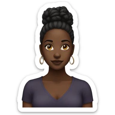 Black girl vibes sticker
