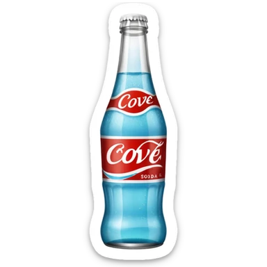 Cove brand soda sticker
