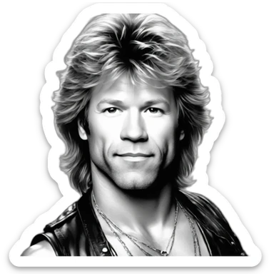 Bon Jovi MTV VMA 1989 sticker