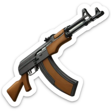 AK with forty seven sticker