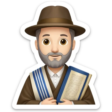 Rabbi sticker