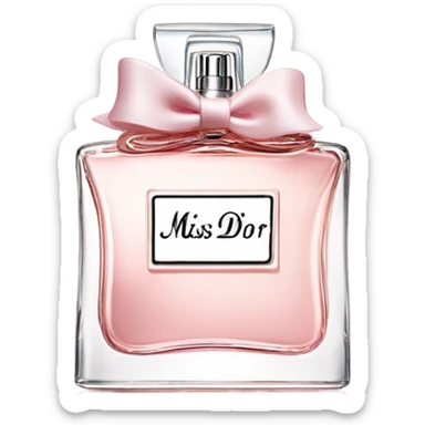 Miss Dior perfume  sticker