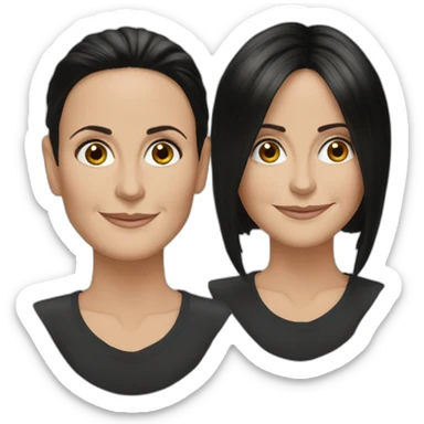 Courteney cox sticker