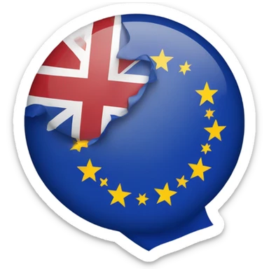 the flag of the European Union sticker