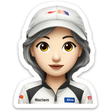 korean Fan-girl F1 McLaren  sticker