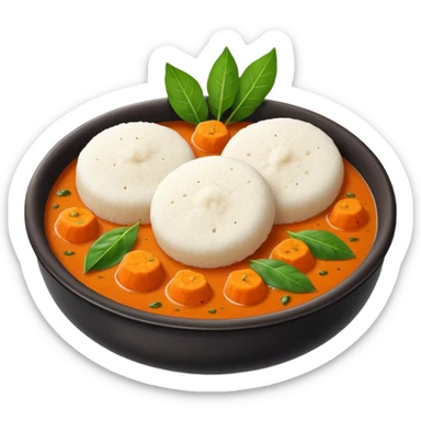 Idli sambar sticker