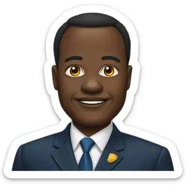 Président du Congo Brazzaville sticker