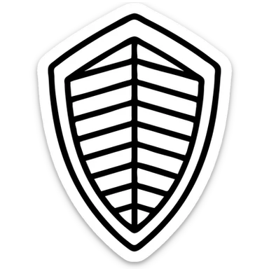 Koenigsegg badge modern icon stylized minimal no text sticker