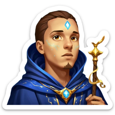 Cosmic Wizard sticker