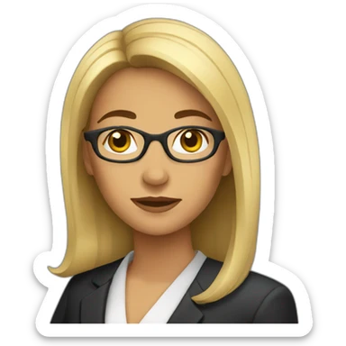 female Lawyer sticker