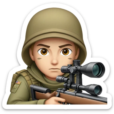 Army sniper  sticker