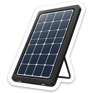 solar panel only sticker