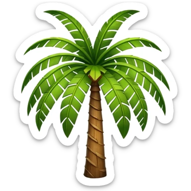 palm tree sticker