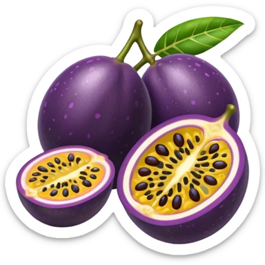 passionfruit fruit sticker