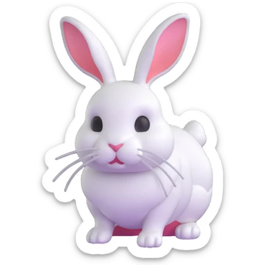 White Rabbit from Alice in Wonderland sticker