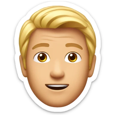 Ken hiding from Barbie  sticker