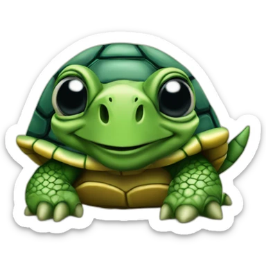 Thug life turtle sticker