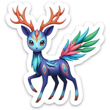 Meloetta-Xerneas-Pokémon-Fakémon-creature sticker