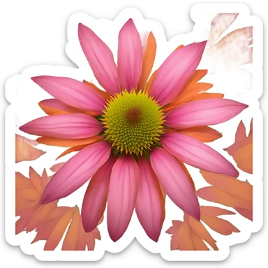 coneflower  sticker