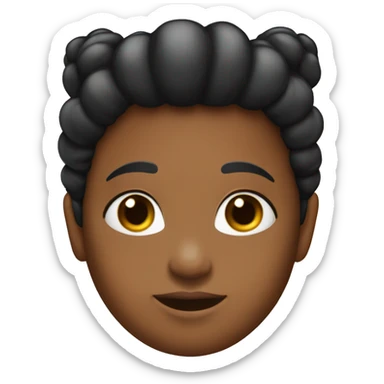 Reina de pelo lacio negro Y piel clara, con alas de mariposa sticker