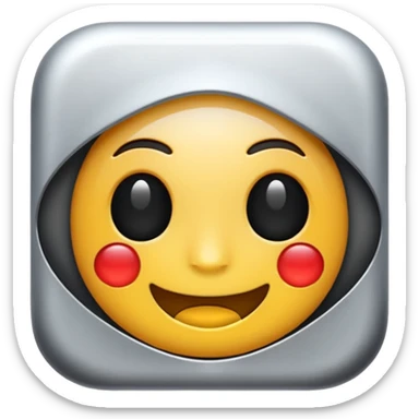 emoji de un celular iphone sticker