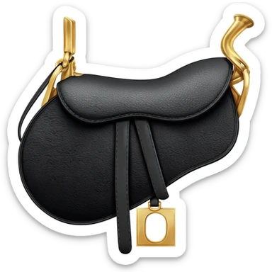 rare saddle dior bag sticker
