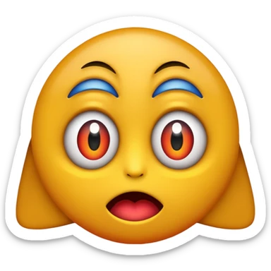 the most crazy emoji you can possibly imagine sticker