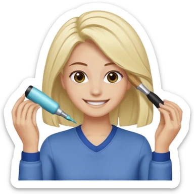 Arrume-se comigo sticker