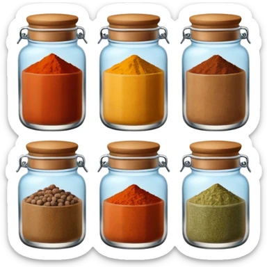 Spice Jar Collections sticker