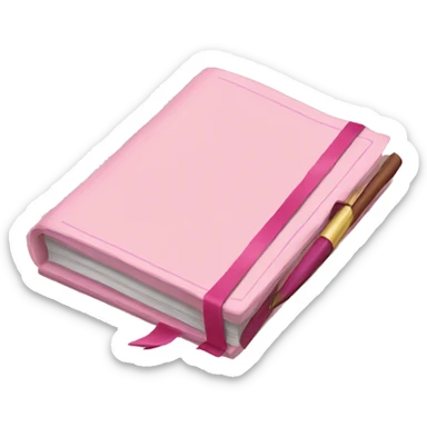 Pink journal  sticker