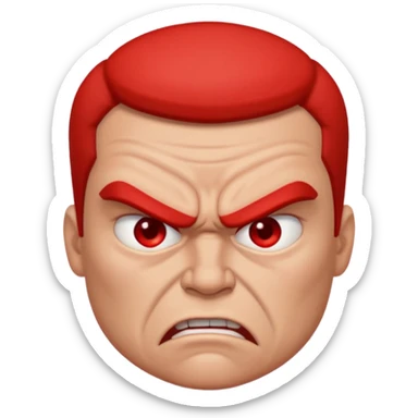 i am very angry sticker