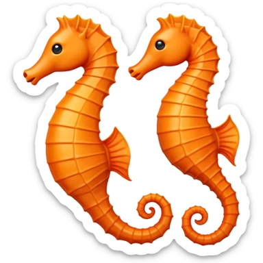 Make a seahorse emoji  sticker
