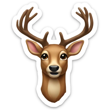 Deer Wood  sticker