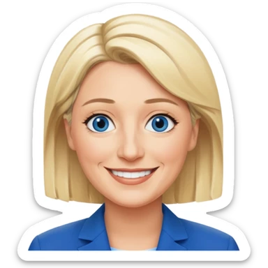 Cree moi un emoji marine le pen  sticker