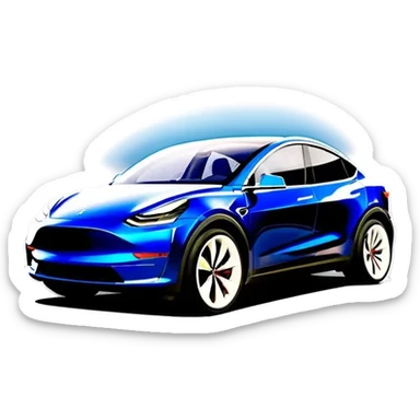 Tesla Model Y sticker