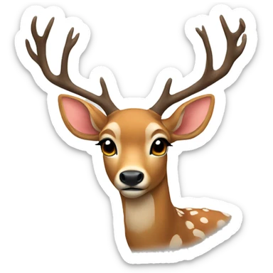 Deer sticker