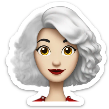 Cruella de Vil sticker