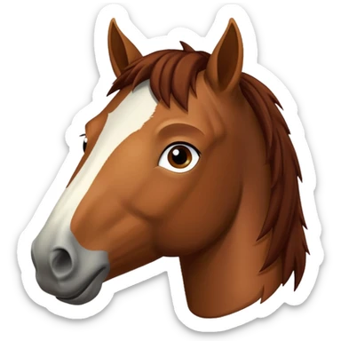 messi under horse sticker